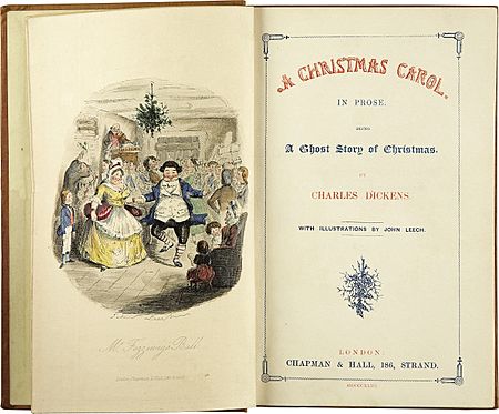 Charles Dickens-A Christmas Carol-Title page-First edition 1843