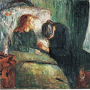 Edvard Munch - The sick child (1907) - Tate Modern