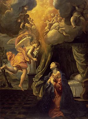 Giovanni Lanfranco - The Annunciation - WGA12446