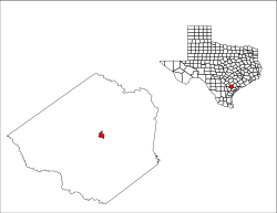 Location of Goliad, Texas