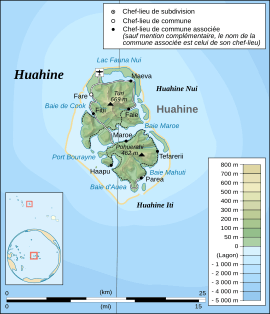 Huahine topographic map-fr.svg