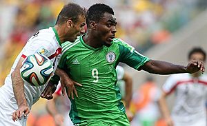 Iran and Nigeria match at the FIFA World Cup 2014-06-12 10