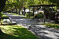 Katherine Mansfield Memorial Park - Path and memorial