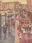 Maurice Prendergast (1858-1924) - The Grand Canal, Venice (1898-1899)
