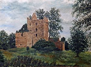 Painting of Old Tulliallan Castle