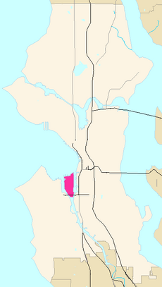 Seattle Map - Harbor Island