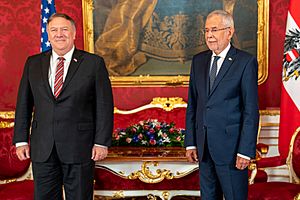 Secretary of State Michael R. Pompeo meets with Austrian President Alexander Van der Bellen (50226122841)