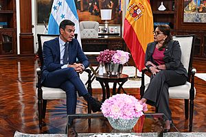 Viaje oficial de Pedro Sánchez por América Latina Honduras (5)