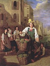 Waldmüller - Venezianischer Obstverkäufer