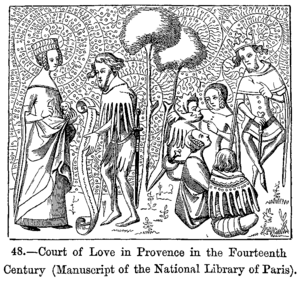 Court of Love in Provence in the Fourteenth Century Manuscript of the National Library of Paris