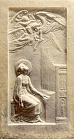 Ellen Mary Rope marble relief