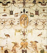 Giovanni da Udine Detalle de las decoraciones de la Loggeta del Cardenal Bibbiena