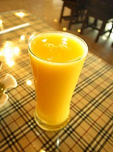Glass of Mango Juice