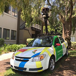 Google Maps Car at Googleplex