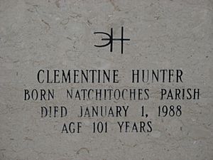 Grave of Clementine Hunter