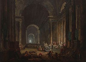 Hubert Robert - 1773 - Finding of the Laocoon
