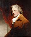 John Hoppner - Portrait of a Gentleman, traditionally been identified as Richard Brinsley Sheridan