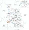Karte Gemeinde Mägenwil 2007