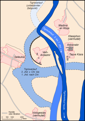 Karte Seleucia Ktesiphon