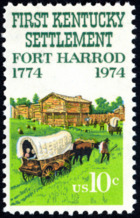 Kentucky settlement 1974 U.S. stampf