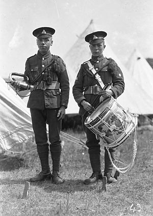 Lancashire Fusiliers 5th Bn (TA) Drummer and Bugler