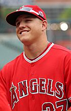 Los Angeles Angels center fielder Mike Trout (27) (5971760364)