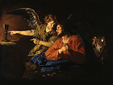 Matthias Stom - Christ on the Mount of Olives
