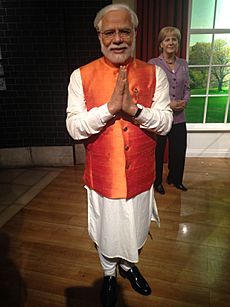 Narendra Modi figure at Madame Tussauds London (33783646132)