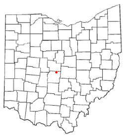 Location of Huber Ridge, Ohio