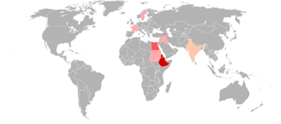 Oriental Orthodoxy by country