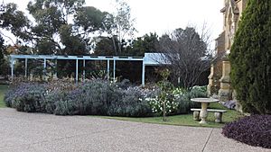 Our Lady of Assumption Convent, Warwick - front gardens, 2015