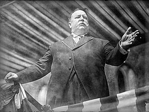 President William Howard Taft introducing the Springfield Municipal Group in Springfield, Massachusetts
