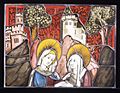 Stained Glass Panel with the Visitation MET MED700