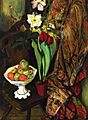 Still Life with Tulips and Fruit Bowl 1924