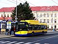 Teplice, Benešovo náměstí, trolejbus (01).jpg