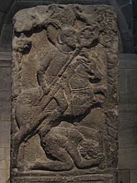 Tombstone of Flavinus, Roman Standard Bearer - detail - geograph.org.uk - 732240