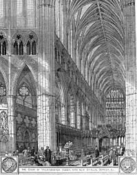 Westminster Abbey Choir ILN 1848
