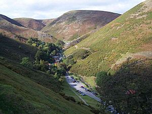 Carding Mill Valley from the Road By Burway Hill - geograph.org.uk - 258158
