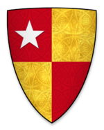 Coat of arms of Robert de Vere, heir to the earldom of Oxford