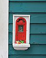 Fairy door at Red Shoes Ann Arbor Michigan close-up
