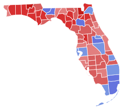Florida Senate Election Results by County, 2018.svg