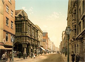 High Street, Exeter, England, ca. 1895