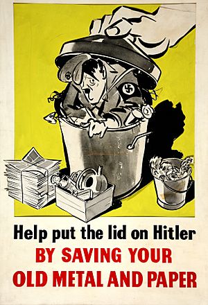 INF3-203 Salvage Help put the lid on Hitler by saving your old metal and paper