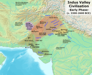 Indus Valley Civilization, Early Phase (3300-2600 BCE)