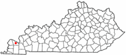 Location of Lone Oak, Kentucky