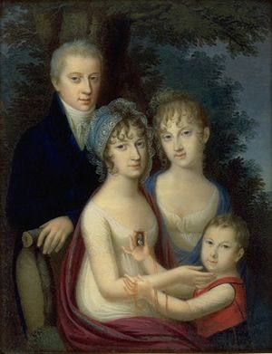 Maria Ludovica and stepchildren