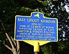 May Groot Manson Historical marker 01.jpg
