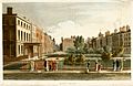 Queen Square, Bloomsbury, from Ackermann's Repository of Arts, 1812