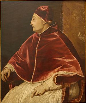 Tizian Portrait Papst Sixtus IV ca. 1545-46 Uffizien Florenz-01 (cropped)
