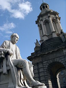 Trinity College, Dublin, Ireland (Sculpture of George Salmon)